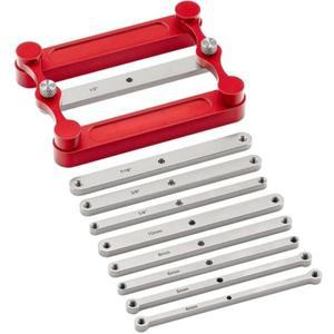 Multifunctional Premium Center Gauge Woodworking Tool Stainless Steel Locator with Comprehensive Inc