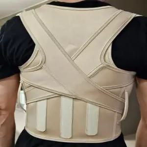 인포벨 쭉쭉핏 라운드숄더 굽은등 어깨 바른 허리 자세교정밴드(베이지L)