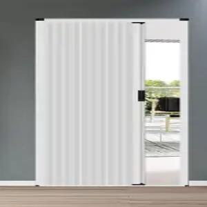 무타공 중문 셀프설치 드레스룸 폴딩도어 미닫이 흰색 간이문