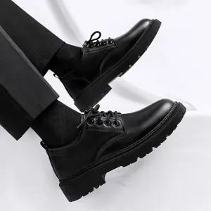 남성 데일리 어반 클래식 레더 구두 캐주얼 정장 면접 패션 더비슈즈 남자