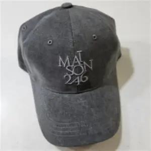 [웰빙창고] 메종246 시그니처 오버핏 볼캡 챠콜 그레이