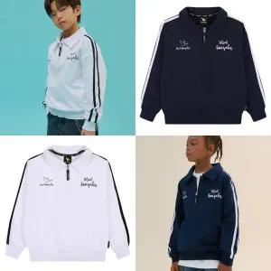 [마크곤잘레스키즈](하남점)엔젤 카라 반집업 맨투맨_2colors