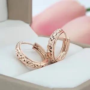 [윤가금방] 14k 18k 포린(대) 볼륨 포인트 링 귀걸이