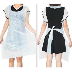 일회용 방수 앞치마 김장용 20매입 120cm 화이트 비닐 오염방지 주방 청소 작업용