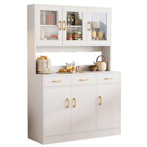 수납장 탕비실 선반 커피 화이트 보조 다용도장 커피수납장 캐비닛 주방 보관 회사