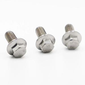 M5 M6 M8 M10 M12 304 스테인레스 스틸 치 미끄럼 방지 나사 육각 플랜지 볼트 GB5787