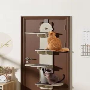 문걸이 캣타워 방문걸이 선반 벽걸이 황오크 등반
