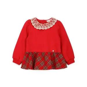 [대구백화점] [페리미츠]겨울 여아 메리 체크 기모 롱 티셔츠(P2542T157)