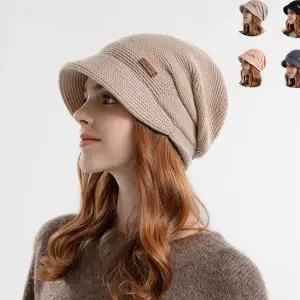 방한 비니 모자 루즈핏 아웃도어 기모 겨울 비니 모자 데일리 니트 벙거지 외출 여자 스키 패션 등산