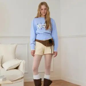 [롯데백화점]에고이스트 [BLUE LABEL] 하트 아가일 배색 니트탑 ER4OKL07