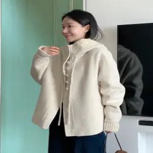 handmade. 울 멘델스 후드 하프 핸드메이드 코트 (2color)