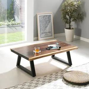 [아이앤] 레반 우드슬랩 1100 소파테이블 PD