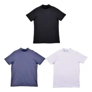 에어로웜 기획상품 목티 프리미엄 반소매 겨울 모크넥 이너웨어 반목티 남성목폴라티 반팔 기모 남자