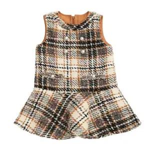 [갤러리아] 티파니주니어 겨을 브라운 체크 JP/SK T25KBO010