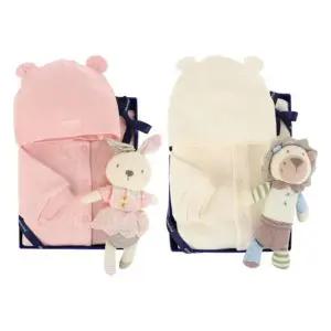 [갤러리아] (압소바출산,백일,예쁜아기옷)튜핑코튼모달바디슈트애착인형세트(A27-11620)