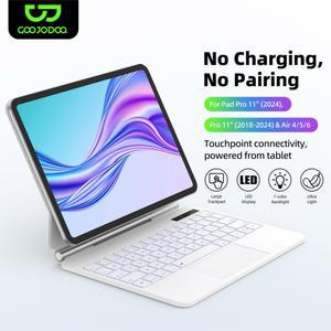 구조독 매직키보드 NEW A1933 연결 패스쓰루충전 포고핀 화이트 아이패드키보드케이스 무선키보드 아이패드키보드