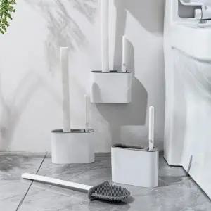 실리콘 변기솔 무타공 화장실 변기 청소솔_23494066