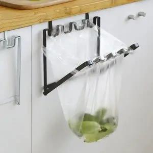 다용도 접이식 쓰레기통 봉투걸이 봉투거치대