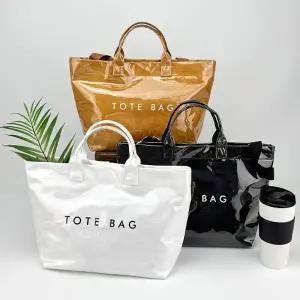 [아도라하우스]어반백 여성토트백 종이 비닐 PVC 가방 토트 크로스백URB_W900