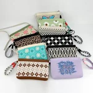 [아도라하우스]어반백 여성파우치 니트 파우치 겸 크로스백URB_W1015