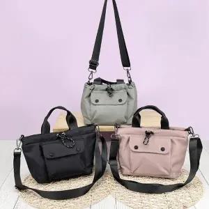 [아도라하우스]어반백 캐주얼크로스백 앞포켓 스트랩 토트 크로스백URB_W1247