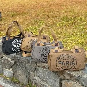 [아도라하우스]어반백 캐주얼크로스백 캔버스 주름 토트 숄더 크로스백URB_W1307