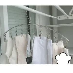 10구 스텐 걸이식 행거 옷걸이 건조대 미니 소형 빨래 미니건조대 빨랫대