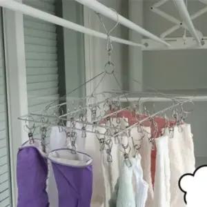 30구 스텐 사각 걸이식 행거 건조대 미니 빨래 양말 미니건조대 빨랫대 베란다빨래건조대