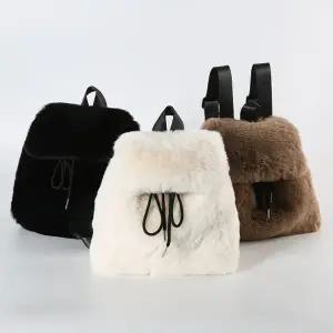 [아도라하우스]어반백 캐주얼백팩 페이크퍼 백팩URB_W1146