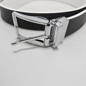 남성 빅사이즈 양면 블랙 화이트 가죽벨트 48인치