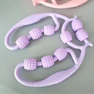 [셀러에이드]다리 마사지기 나인 휠 스트레칭 롤러