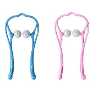 [셀러에이드]지압 목 안마 어깨 소프트볼 마사지기 골프공 안마기 목마사지