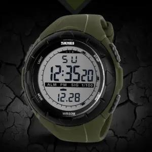 [콩심팥심]디지털 시계 전자 스포츠 등산 행군 알람 라이트