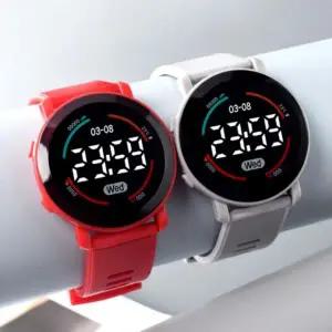 [콩심팥심]전자 시계 디지털 조깅 러닝 스포츠 초경량 슬림