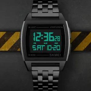 [콩심팥심]스포츠 시계 메탈 사각 남자 방수 고급 데일리