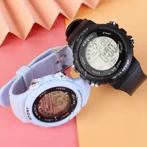 [콩심팥심]손목시계 디지털 워치 학생 데일리 알람 캔디