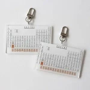 [셀러에이드]원소 주기율표 외우기 화학 포스터 키링 과학 이과 친구 선물