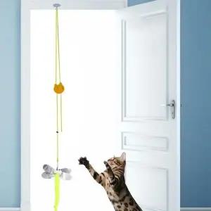 고양이 낚시대 장난감 털 잠자리 낚시대 반려동물용품