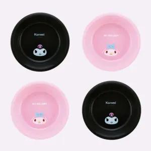 그릇 4종세트 쿠로미 간식 유아용그릇 캐릭터접시