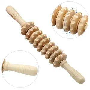 [셀러에이드]원목안마기 우드마사지 롤안마기 원목롤마사지기 우드롤안마