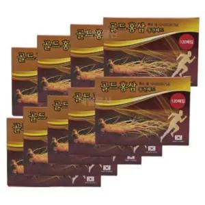 골드홍삼 동전패드 120매 고급 한방 찜질 패치 9개