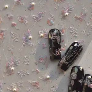 [하프클럽/]네일스티커 자개스티커 자개네일 셀프네일