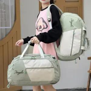 [라일리] Rly 백팩 헬스 용 옷 보스턴 짐 가방 백 그린 여행  42213929)