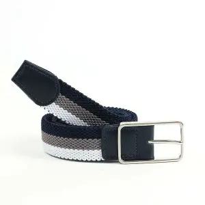 패브릭 벨트 블루 심플 혁띠 모던 캐주얼