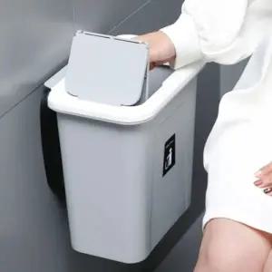 무타공 걸이형 벽걸이 쓰레기통 주방 7L (브라켓포함)_23501952