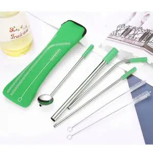 휴대용 스텐 빨대 세척솔 케이스 6종 개인빨대 다회용빨대