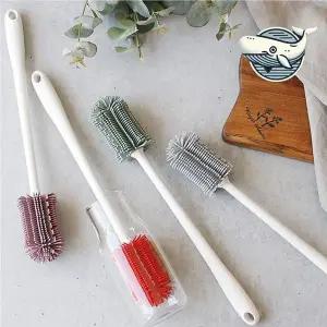 [골드스마일]다목적 실리콘 병 세척 브러쉬 아기 젖병 세척