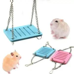 [콩심팥심]햄스터그네 햄스터 그네 장난감 스윙 침대 소품 동물