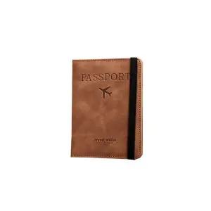 수납 여권케이스 브라운