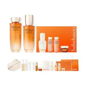 설화수 자음생 2종 세트(자음생수+자음유액), 1개+증정(자음생 멀티파우치 1EA 포함 12종 샘플+쇼핑백, 1개)